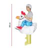 CHICKEN Fancy Dress Inflatable Suit – Fan Operated Costume