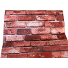 10m 3D Red Brick Print Theme Wallpaper