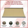 Retractable Folding Arm Awning Heavy Duty Full Cassette Motorised – 4 x 3 M, Beige