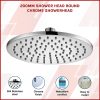 200mm Shower Head Round Chrome Showerhead