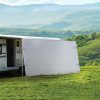 4.6m Caravan Privacy Screen Side Sunscreen Sun Shade for 16′ Roll Out Awning