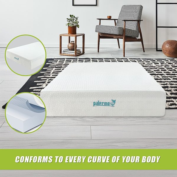 Atoka Mattress 30cm Memory Foam Green Tea Infused CertiPUR Approved – QUEEN