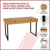 Wood Computer Desk PC Laptop Table Gaming Desk Home Office Study Furniture