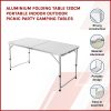 Aluminium Folding Table 120cm Portable Indoor Outdoor Picnic Party Camping Tables