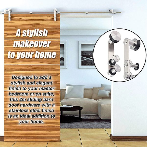 Sliding Barn Door Hardware Stainless Steel