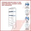 Storage Shelves Shelf 3 Tier Rack Portable Laundry Stand Unit Organiser