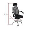 Office Chair Gaming Computer Chairs Mesh Back Foam Seat – White