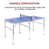 152cm Portable Tennis Table, Folding Ping Pong Table Game Set