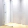 Frameless 10mm Safety Glass Shower Screen – 700 x 2000 mm, Chrome