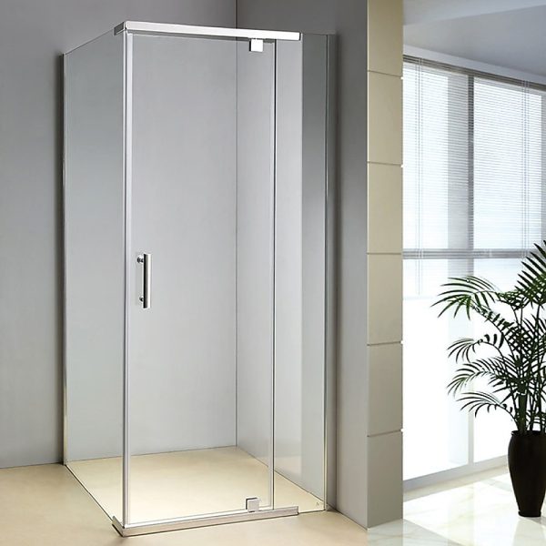 Shower Screen Framed Safety Glass Pivot Door By Della Francesca