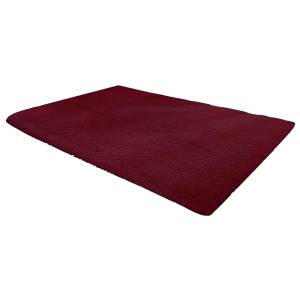 Floor Rugs Large Shaggy Rug Area Carpet Bedroom Living Room Mat – 230 x 200 cm, Burgundy