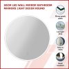 LED Wall Mirror Bathroom Mirrors Light Decor Round – 50 cm