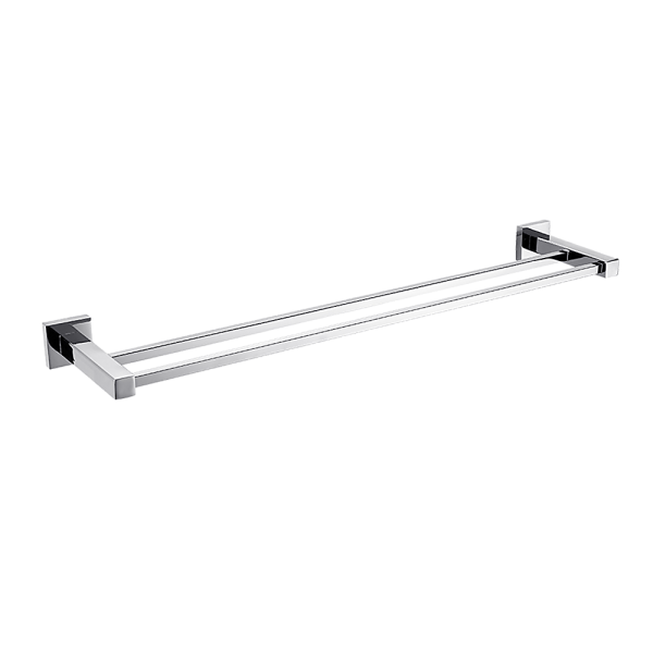 Chrome Towel Bar Rail Bathroom