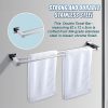 Chrome Towel Bar Rail Bathroom – Double Classic