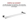 Chrome Towel Bar Rail Bathroom – Double Classic