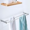 Double Towel Rail Grade 304 Stainless Steel 620mm