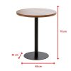 Steel 45cm Restaurant Cafe Office Table Base Leg – Round