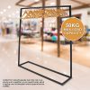 Commercial Clothing Garment Rack Retail Shop – Black