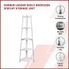 Corner Ladder Shelf Bookcase Display Storage Unit