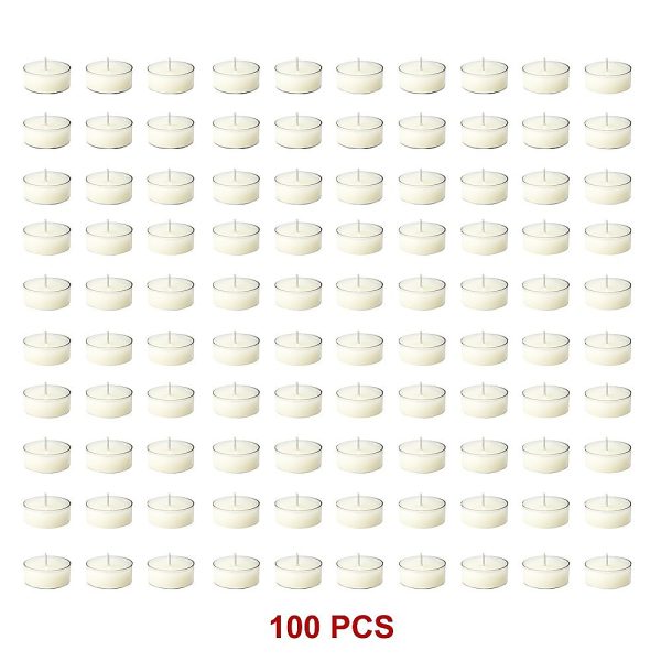 Bulk Buy Unscented SOY WAX Tealights, Soy Wax Tealight Candles – (100pc per set)