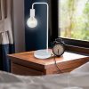 Modern Table lamp Desk Light Base Bedside Bedroom White