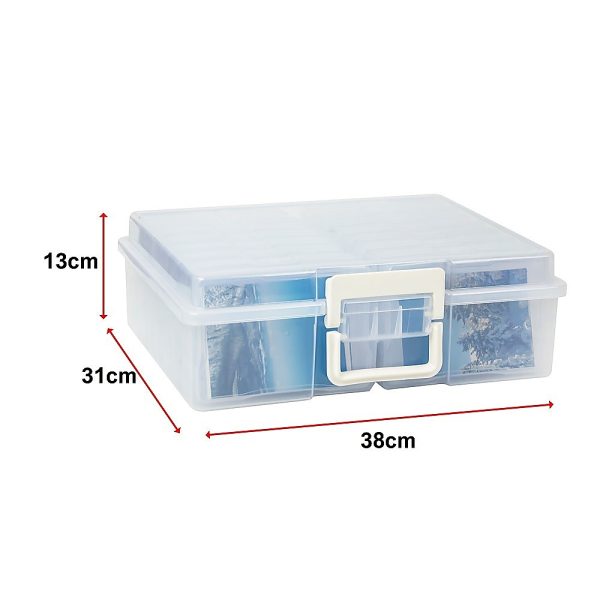 Jumbo Photo Storage Box 1600 4×6 Picture Album Organizer Container Craft Case