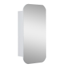 Rectangle Wall Hung Bathroom Mirror Shaving Cabinet Vanity Matte White