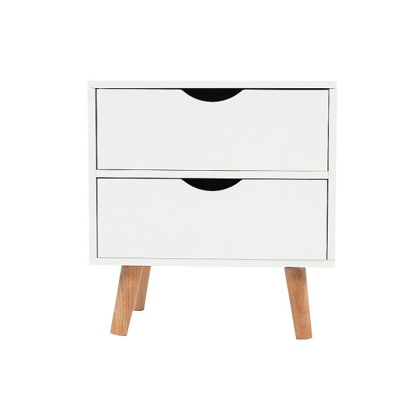 Gilgai Bedside Tables Drawers Side Table Nightstand White Storage Cabinet Wood