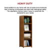 Bamboo Shelf Bookcase Display Storage Rack Stand Livingroom Bedroom. – 4 shelves