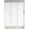 3 Door Wardrobe Bedroom Cupboard Closet Storage Cabinet Organiser