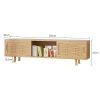 Bloxwich European Style TV Cabinet Entertainment Unit Stand Storage