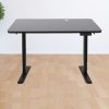 Palermo Standing Desk Table Top. – 120×60 cm, Black