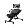 Ergonomic Kneeling Posture Chair with Backrest Adjustable Height and Casters