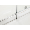 Adjustable 1300x800mm Single Door Corner Sliding Glass Shower Screen in Chrome