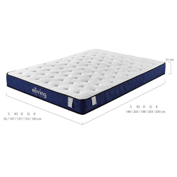 Cool Gel Memory Foam Mattress 5 Zone Pocket Spring – Queen