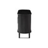 Tate Black Column Wooden Sideboard Table