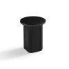 Tate Black Round Column Side Table