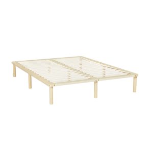 Bed Frame Double Size Wooden Base Mattress Platform Timber Pine AMBA