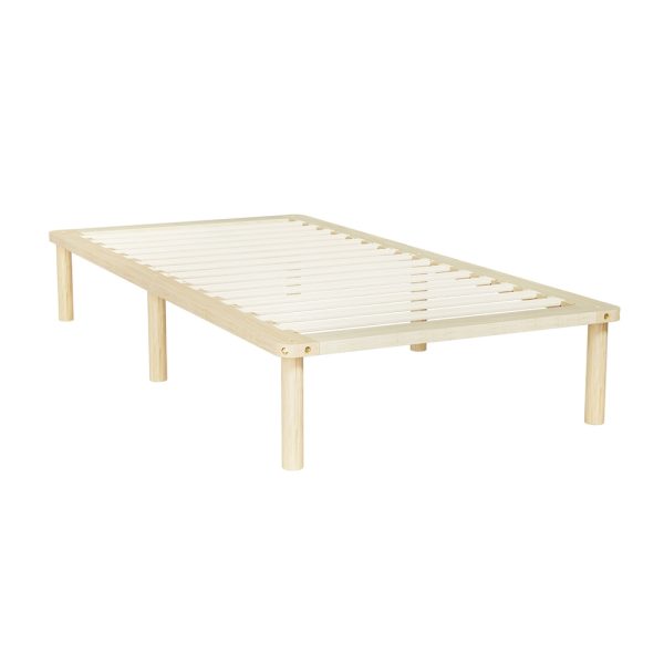 Bed Frame King Single Size Wooden Base Mattress Platform Timber Pine AMBA