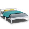 Arrow Bed Frame Full Wooden Mattress Base Timber Platform – DOUBLE