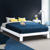 Bed Frame Wooden Bed Base JADE Timber Foundation Mattress – DOUBLE