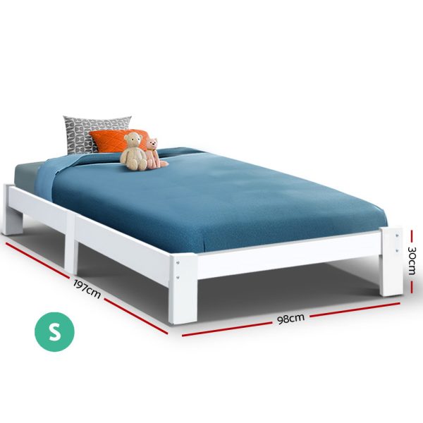 Bed Frame Wooden Mattress Base Timber Platform JADE