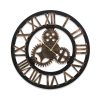 Wall Clock Modern Large 3D Vintage Luxury Clock Enduring Home Office Décor – 60 cm