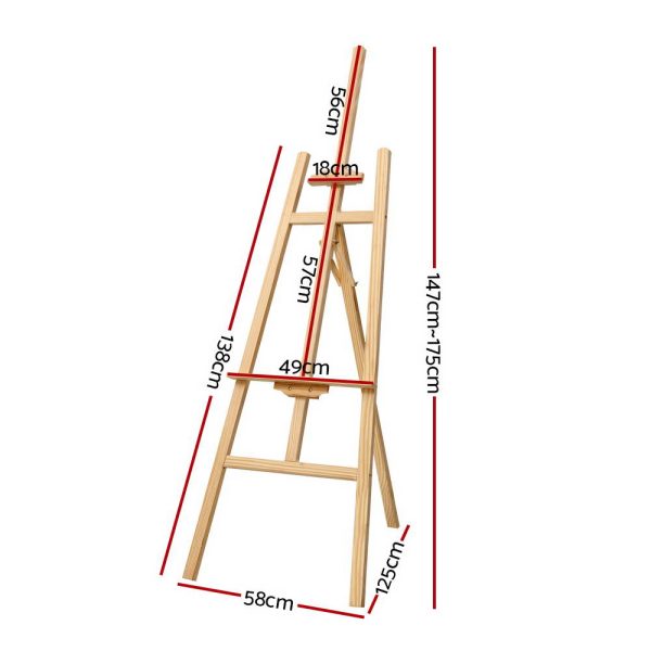Painting Easel Pine Wood 175cm