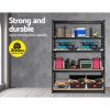 1.8M Warehouse Racking Shelving Storage Shelf Garage Shelves Rack Steel Black