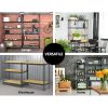 5×1.8M Garage Shelving Warehouse Rack Pallet Racking Storage Charcoal