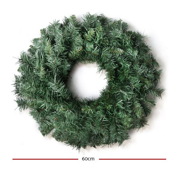 60cm Christmas Wreath Garland Xmas Decorations Wedding Party