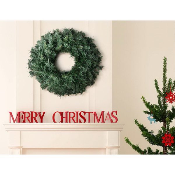 60cm Christmas Wreath Garland Xmas Decorations Wedding Party