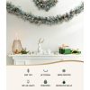 2.7m Christmas Garland with LED Lights Snowy Decoration Xmas Party