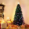 Jingle Jollys Christmas Tree LED Xmas trees with Lights Multi Colour – 6ft